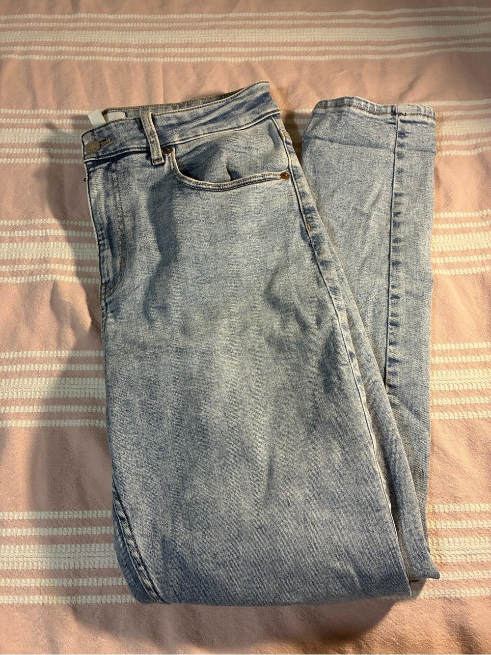 High Waisted Light Wash Jeans